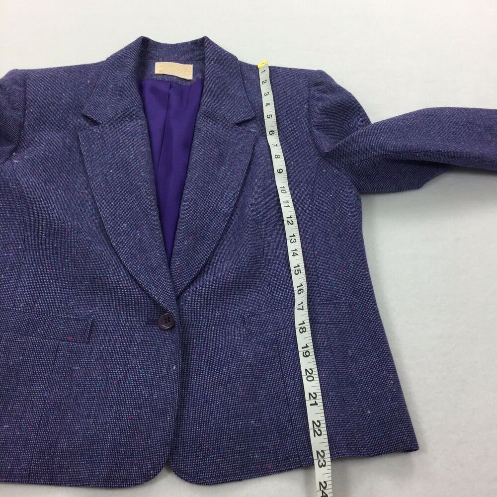 Pendleton 100% Virgin Wool One Button Blazer Size… - image 6